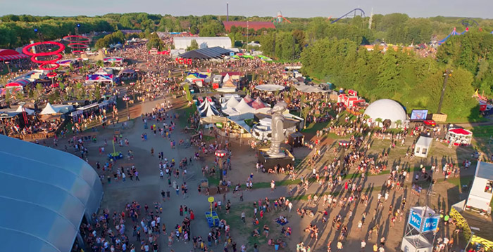 Festivalterrein Walibi blijft leeg: geen Defqon.1 en Lowlands dit jaar