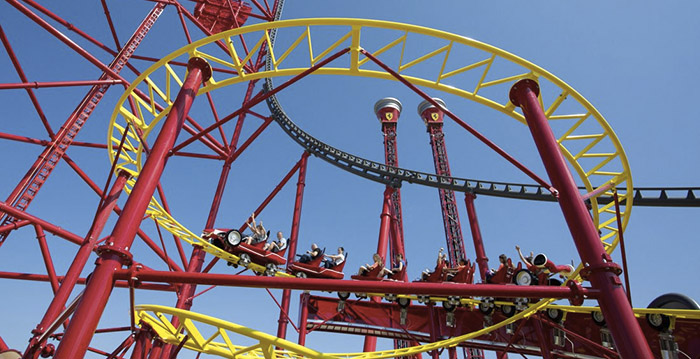 Nieuwe achtbaan geopend in Spaans pretpark Ferrari Land