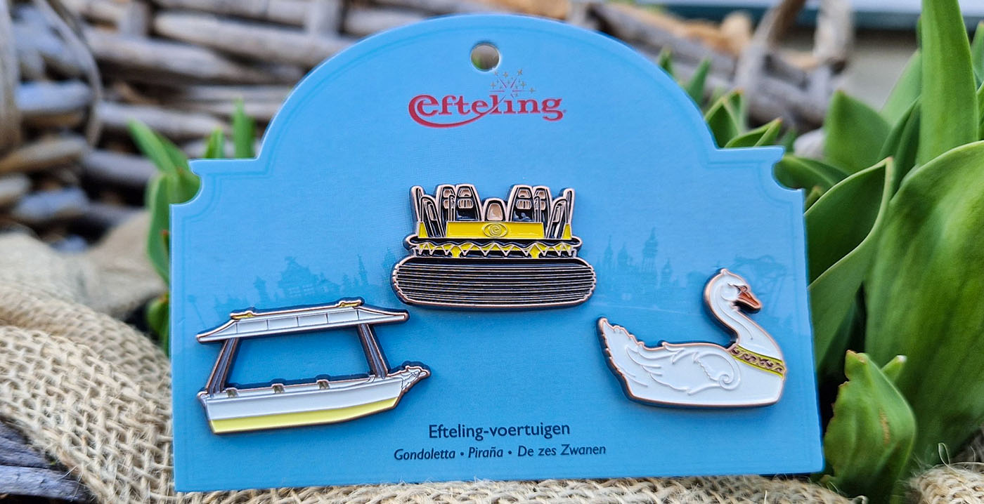 Efteling presenteert nieuwe pinset met bekende bootjes