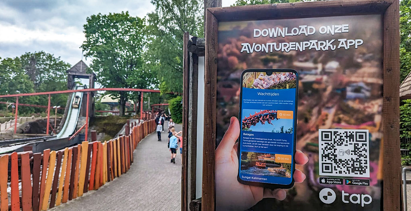 Avonturenpark Hellendoorn deelt vanaf nu actuele wachttijden via eigen app
