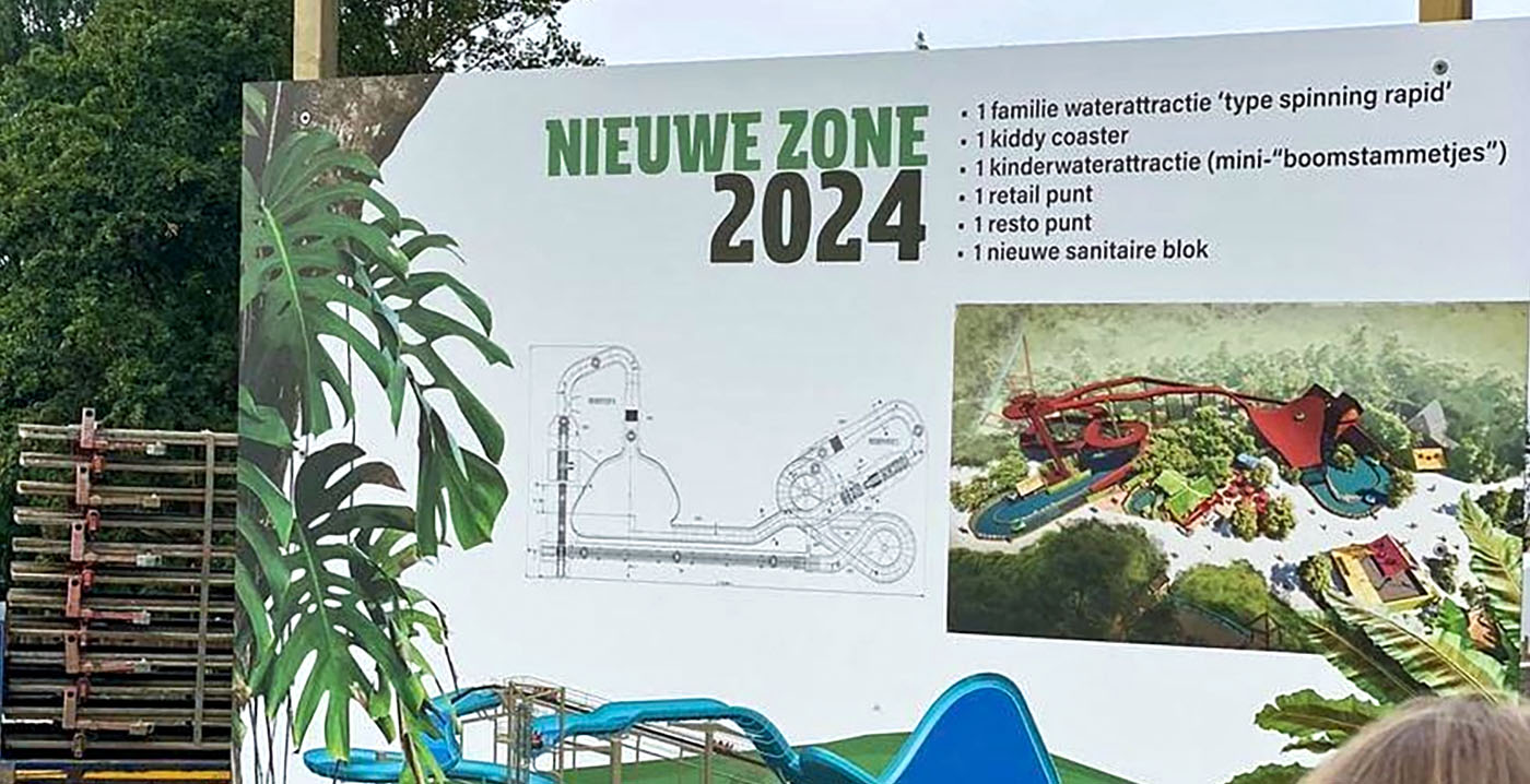 Bellewaerde Park opent naast waterbaan ook nieuwe achtbaan in 2024