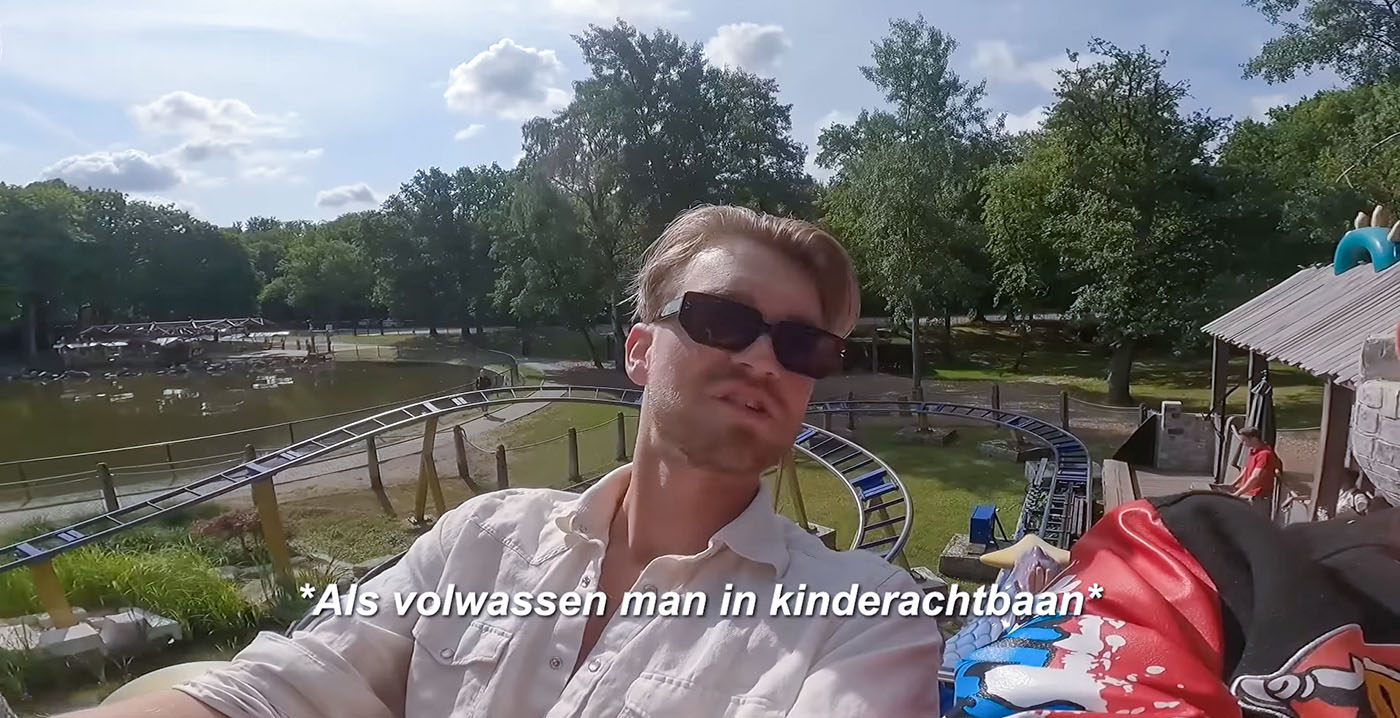 Youtuber wil alle Nederlandse achtbanen aftikken in 96 uur, maar vergeet er een paar