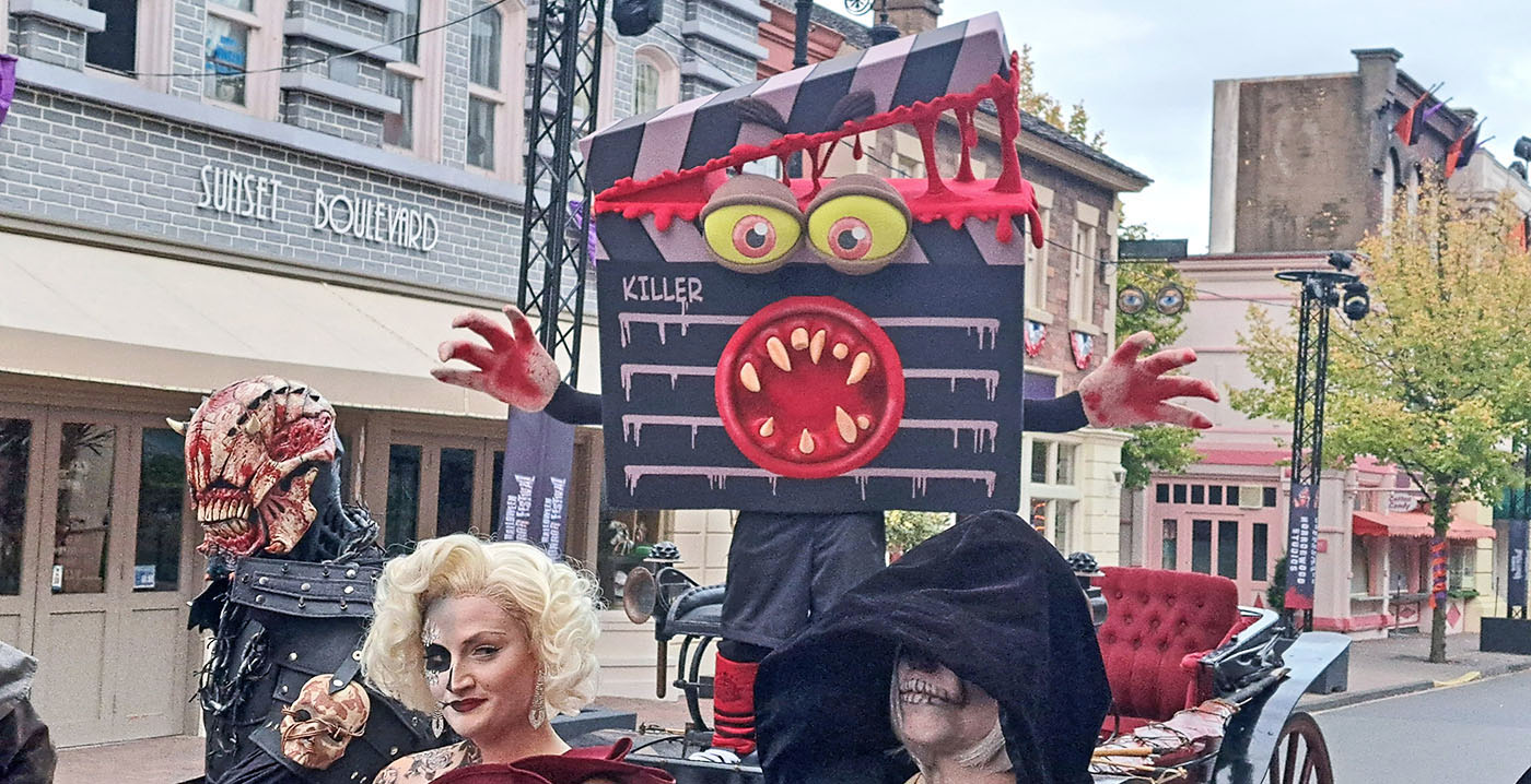 Even voorstellen: horrorversie van mascotte Movie Park Germany