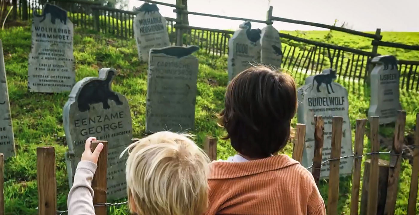 Halloween in de dierentuin: kerkhof met uitgestorven dieren