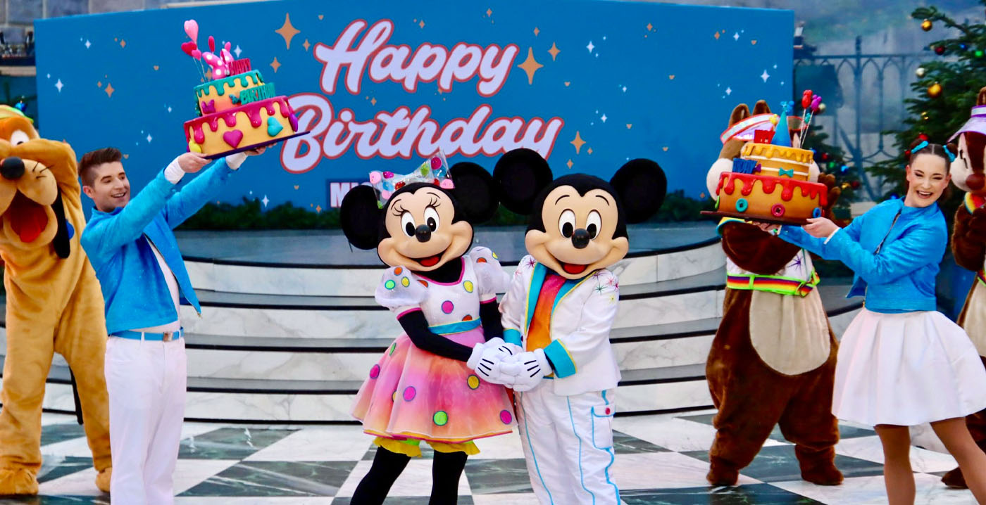 95 jaar Mickey en Minnie Mouse: feestje in Disneyland Paris