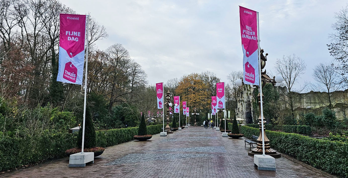 Foto's: Efteling dit weekend vol met reclames voor Essent