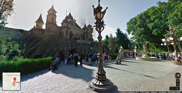 Virtueel door de Efteling lopen dankzij nieuwe beelden Google Street View