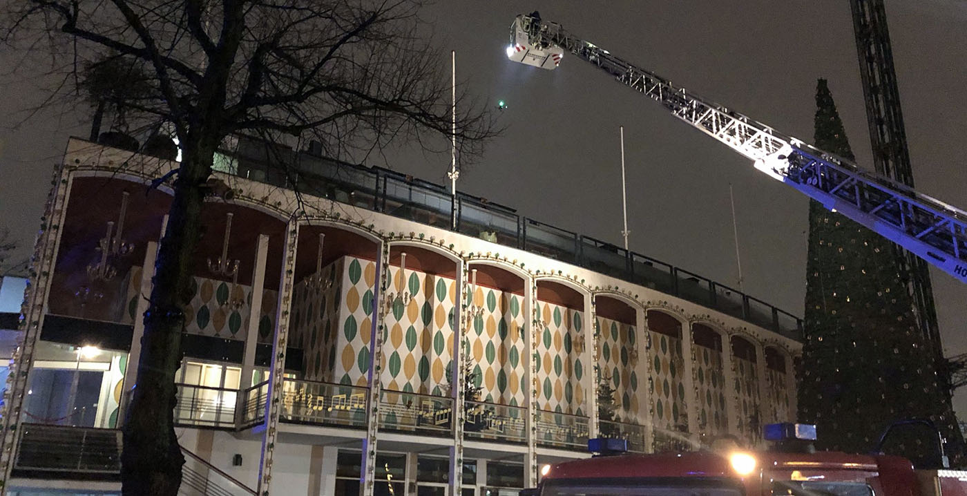 Brand uitgebroken in Deens pretpark Tivoli