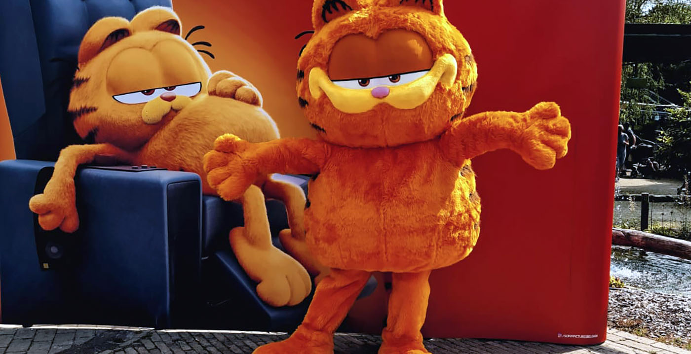 Bobbejaanland verwelkomt stripfiguur Garfield voor meet-and-greet