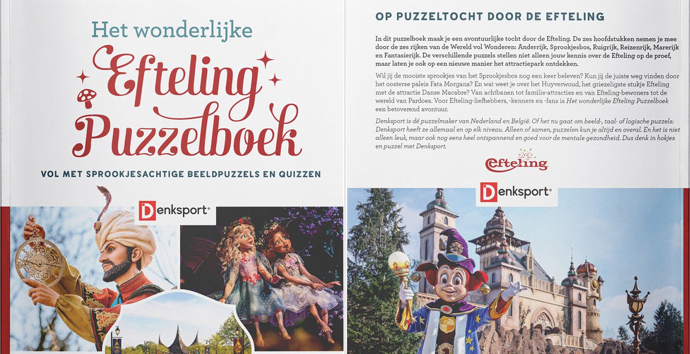 Puzzelboek met Efteling-thema vanaf vandaag verkrijgbaar