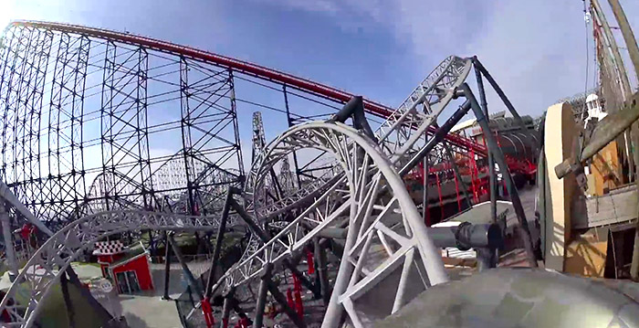 Onride-video: de eerste double-launch coaster in Groot-Brittannië