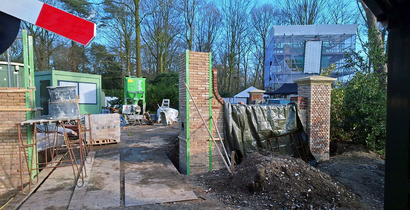 Foto's: Efteling werkt aan nieuwe ingang voor het Sprookjesbos