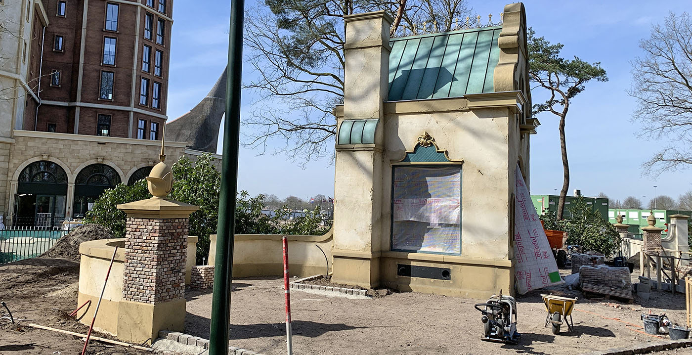 Nieuw Efteling-sprookje Prinses op de Erwt bijna klaar: huisje uit de steigers