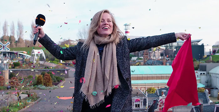 Ilse DeLange onthult eigen plein in miniatuurstad Madurodam