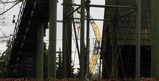 Hoogste punt van nieuwe achtbaan Walibi Holland in zicht