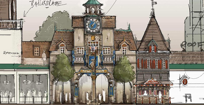 Tientallen nieuwe ontwerpen van vliegsimulator Europa-Park