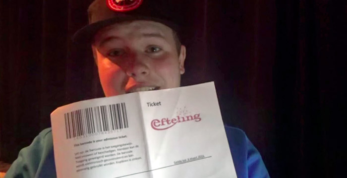 'Gratis naar de Efteling door kopiëren van streepjescode'