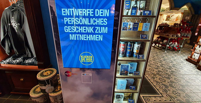 Europa-Park introduceert automaat met gepersonaliseerde souvenirs