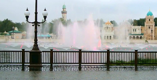 Efteling test weer nieuwe versie van watershow Aquanura