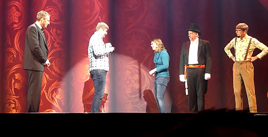 Huwelijksaanzoek tijdens show Samson & Gert in Plopsaland: 'Vorige keer zei ze nee'