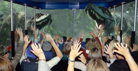 Movie Park presenteert megasimulator met dinosaurussen