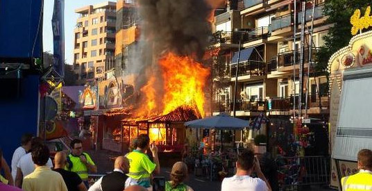 Ontploffingen op Tilburgse kermis: eettent in brand gevlogen