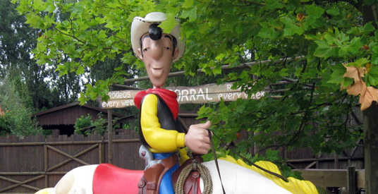 Walibi Belgium ontslaat stripheld Lucky Luke