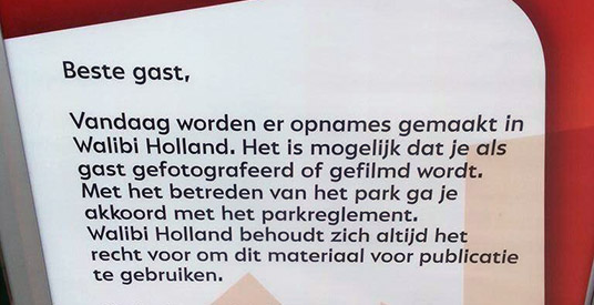 Bezoekers Walibi Holland in de zeik genomen