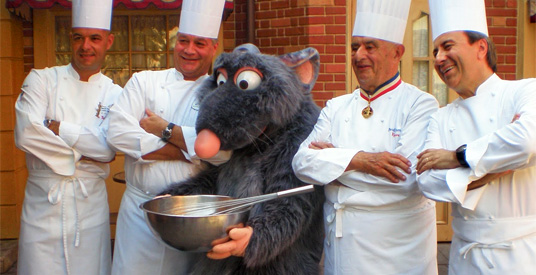 Muizenplaag in restaurant Disneyand Paris