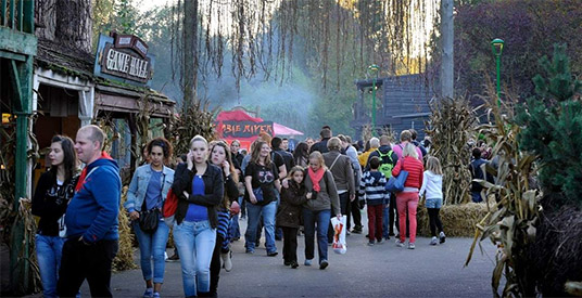 20.000 man in Walibi Belgium, ingang gaat dicht